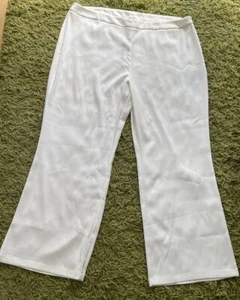 Ladies live unlimited crepe slim bootleg trouser-White-Size 22-BNWT RRP £69 - Picture 1 of 16