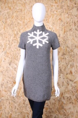 Suéter Fendi Manga Corta Copo de Nieve Vellón Lana Camel Talla S Foto 1 de 4