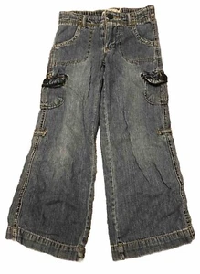 VINTAGE PLC 915 MFG.CO  PLACE size 5  LONG  And Short Blue Jeans - Picture 1 of 12