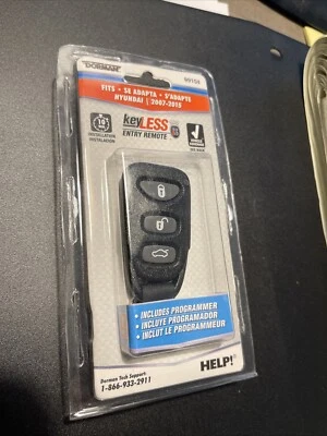 Dorman Keyless Entry Remote New 99104 Hyundai 2007 - 2015 FOR ELANTRA & SONATA - Image 1 of 3