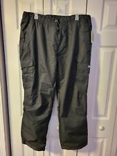 NWT: Arctix Women's ! Lumi Fleece Lined Cargo Snow Pants, Black, 2X 29" Inseam