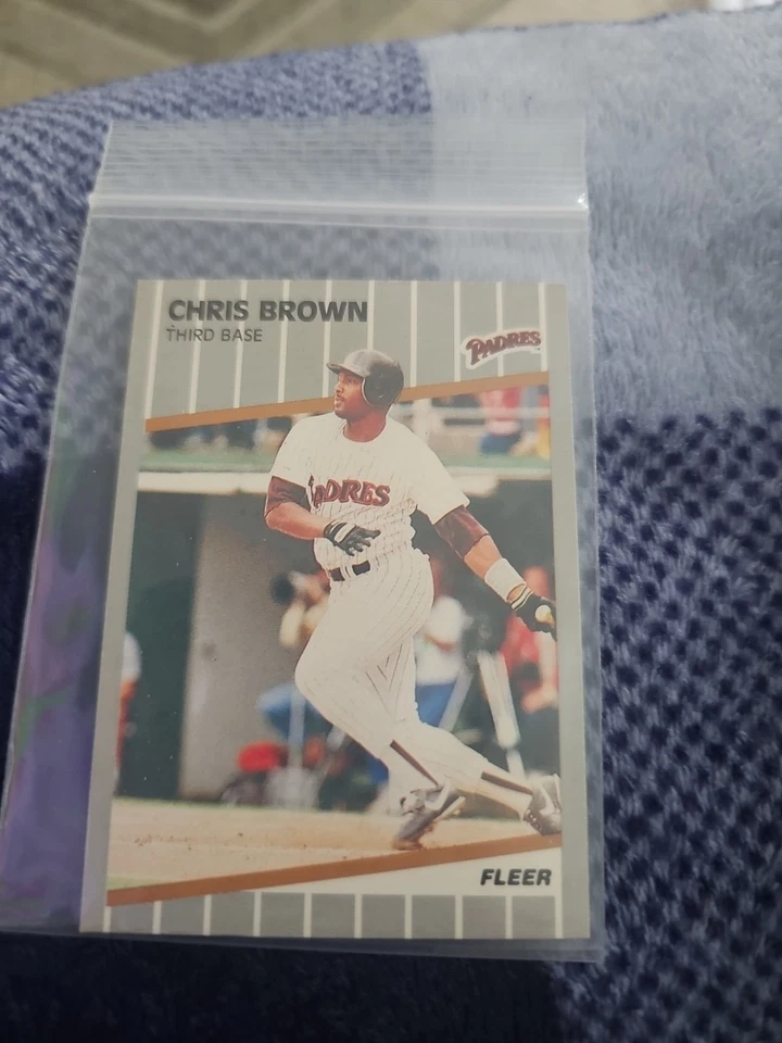 1989 Fleer - Chris Brown #301 - Image 1 of 4