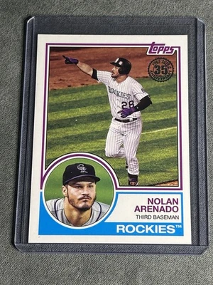 2018 Topps 1983 #83-58 Nolan Arenado ⚾️🔥⚾️ - Image 1 of 4