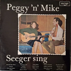 Peggy And Mike Seeger -Peggy 'n' Mike UK Argo Folk LP 1968 With Lyric Booklet - Picture 1 of 5