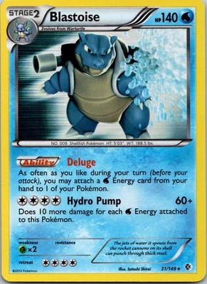 Blastoise 31/149 Boundaries Crossed NM Pokemon Card TCG - Image 1 of 2