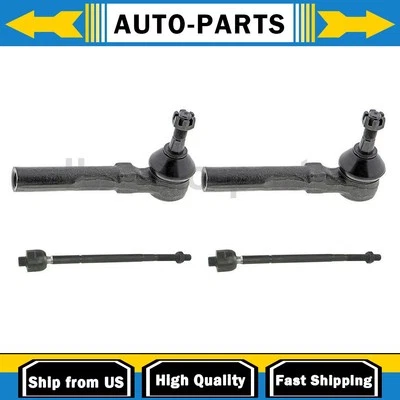 4X Front Inner Outer Tie Rod Ends For For Chevrolet Uplander 2005 2006 2007 2008 - Image 1 of 4