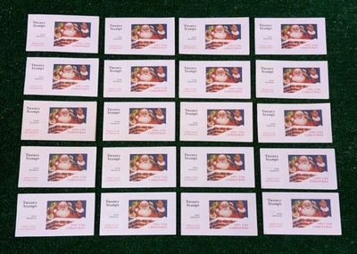 LOT OF (20) CHRISTMAS 1991 US FIRST CLASS 29 CENT STAMP BOOKS MINT,NH $116 FV - Image 1 of 4