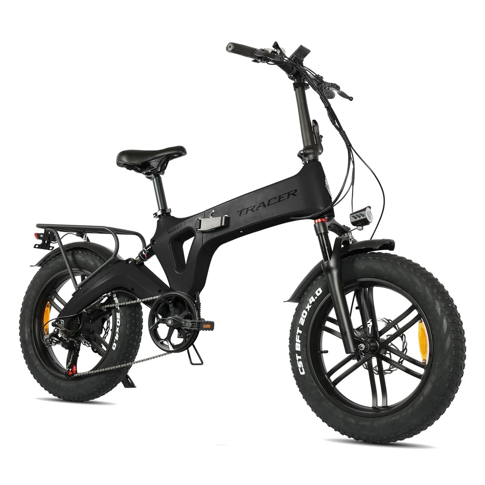 Bicicleta Eléctrica Plegable 20"x4.0 Fat Tires con Frenos de Disco Shimano 7 Velocidades 750W Foto 1 de 1