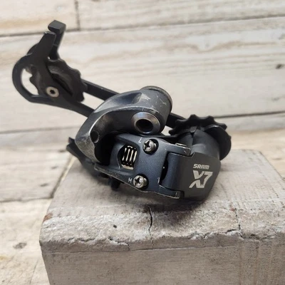 Câmbio traseiro SRAM X7 gaiola longa liga de alumínio mountain bike atuação 1:1 - Imagem 1 de 4