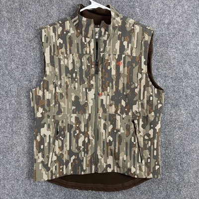 Duck Camp M's Contact Softshell Vest Mens M  Woodland Full Zip  Outdoors Hunting - Image 1 of 4