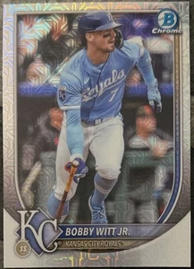 2025 Bowman Chrome Mega Bobby Witt Jr. Mojo Refractor #7 Kansas City Royals - Imagen 1 de 1