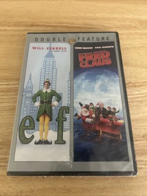 Elf & Fred Claus (DVD, Double Feature) Christmas Comedies - Will Ferrell - NEW - Image 1 of 4
