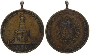 Token Marke - Anhänger Nationaldenkmal auf dem Niederwald 1870-1871 Andenken - Picture 1 of 1