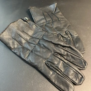 Vintage Hatch LT Black Police Duty Biker Motorcycle Gloves Men Size XXLG Leather - Bild 1 von 6