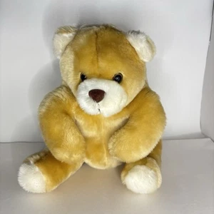 Peluche peluche Kellytoy orsacchiotto marrone 2001 10" seduto vintage - Foto 1 di 9