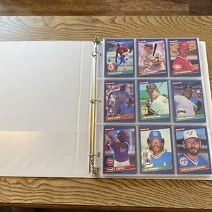 Carpeta de béisbol Donruss 1986 • 216 tarjetas • Juego de portada de arte personalizado • MLB de colección - Imagen 1 de 24