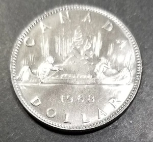 Kanada 1968 1 Dollar PP-ähnliche Münze Stempelglanz - Bild 1 von 2