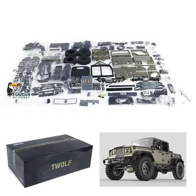 TWOLF 1:10 TW-715 RC Off-road Vehicle Kit CNC Crawler Car Model 2-Speed Vehicle - Image 1 of 4