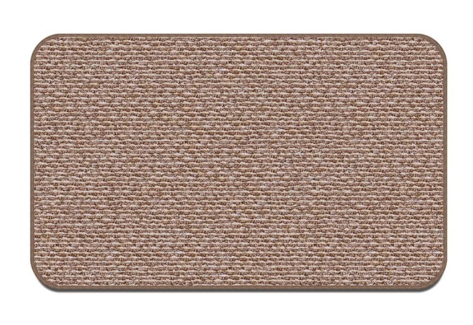 House Home & More Skid-Resistant Carpet Indoor Area Praline Brown 4 Ft Ft