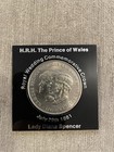 1981 HRH The Prince Of Wales And Lady Diana Spencer Commemorative Coin. "RARE"