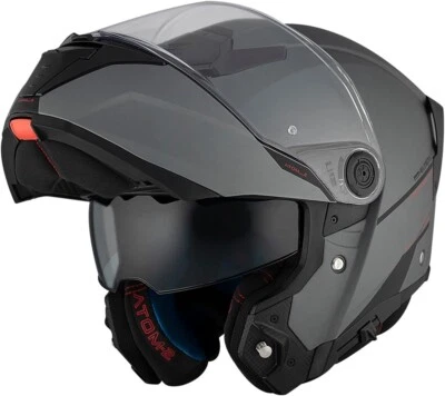 MT Helmets, Atom 2, Size M (57/58), Titan, matt, 22.06, Modular Helmet Foto 1 de 4