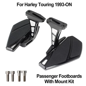Fußstütze Beifahrer Trittbretter Für Harley Touring 93-ON Street Glide Road King - Picture 1 of 18