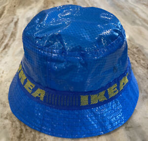 IKEA Bucket Hat NEW Knorva Frakta w Lining & Vent Holes Rain Hat Sun 504.473.38
