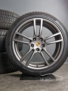 Porsche Cayenne 21 Zoll Felgen Turbo , original 9Y0 9YA, Winterräder Platinum - Bild 1 von 11