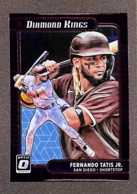 2021 Panini Donruss Optic Diamond Kings 27 Fernando Tatis Jr. Pandora Silver /99 - Image 1 of 3