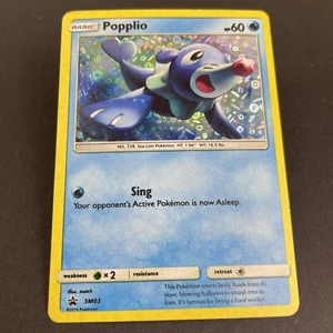 Popplio SM03 Moderately Played General Mills Sequin Holofoil Black Star Promo - Picture 1 of 2