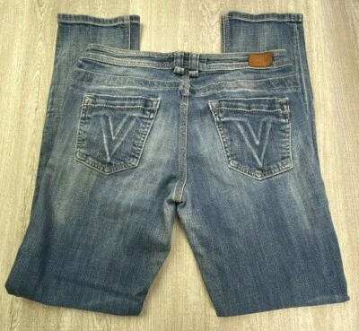 Vigoss Collection Straight Leg Jeans Juniors Size 9 Medium Wash Denim - Image 1 of 4