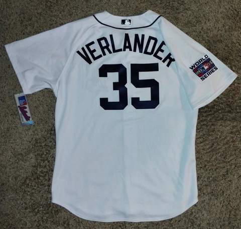 2006 Authentic Justin Verlander World Series Jersey 52 - Detroit Tigers - NWT Cover