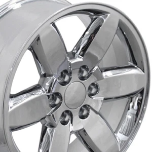 20" Chrome Wheel [fits 1999-2018 GMC Sierra 1500] - RVO0640 - Picture 1 of 3
