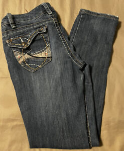 Union Bay Juniors size 7 Blue Jean skinny leg pants 30 x 30”