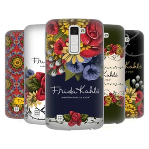 OFFICIAL FRIDA KAHLO RED FLORALS HARD BACK CASE FOR LG PHONES 3 - Imagen 1 de 17