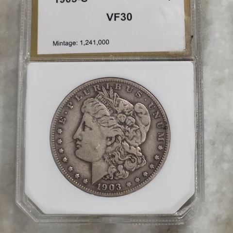 1903 S Morgan Silver Dollar Cover