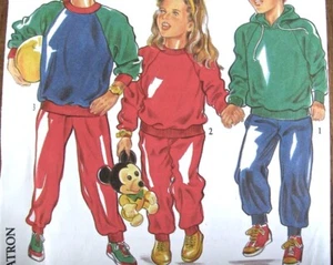 Childrens Activewear Sewing Pattern Shirt Pants New Look 6475 Size 3-12 Uncut - Picture 1 of 5