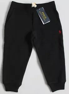 Polo Ralph Lauren Toddler Size 2/2T Black Jogger-Style Sweatpants 321720897002 - Picture 1 of 6