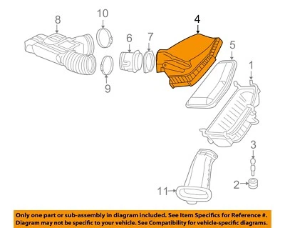 Conjunto de filtro de aire usado se adapta a: Pontiac G8 2009 3,6 grado A Foto 1 de 3