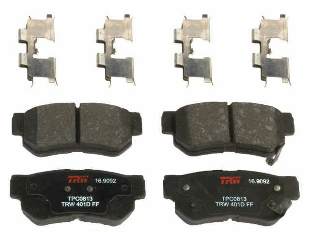 Rear TRW Premium Ceramic Brake Pad Set fits Hyundai Azera 2006-2009 53BRYQ Foto 1 de 1