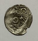 Germany Medieval Bishopric of Worms Bractate c. 1552-80 Hohlpfennig Silver Coin