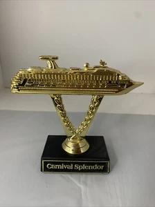 Carnival Cruise Line Ship on a Stick Trophy - Splendor - Picture 1 of 9