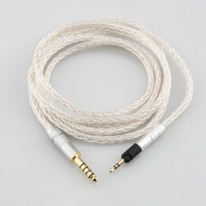 Silver Plated OCC Earphone Cable For Sennheiser HD598 HD559 hd569 hd579 hd599 hd - Picture 1 of 8