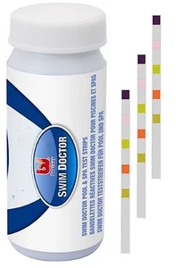 5-1 POOL SPA HOT TUB WATER TEST STRIPS CHLORINE PH HARDNESS ALKALINITY COLEMAN - Picture 1 of 3