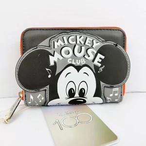 Loungefly Disney 100th Mickey Mouse Club Embroidered Zip-Around Wallet Disney100 - Picture 1 of 3
