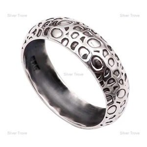 925 Sterlingsilber Handarbeit Schmuck Band Ring Größe - Bild 1 von 5