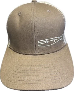 SPRO Trucker Meshback Hat Brown And Tan SnapBack - Picture 1 of 11