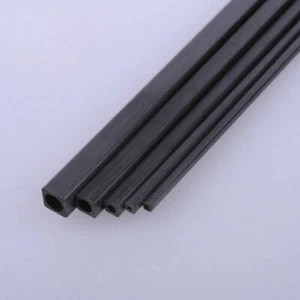 Carbon Fiber Square Tube 200mm Or 400mm Length 1.7mm 2mm 3mm 4mm 5mm OD - Picture 1 of 5