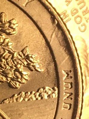 BU 2020-P Salt River Bay  Uncirculated Rev Cud Error Quarter out of Bank Rolls - Image 1 of 4