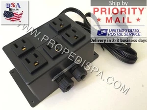 Steckdosenleiste Box Steuerung Ablaufpumpe LED Whirlpool Jet Pediküre Massage Spa Stuhl - Bild 1 von 4